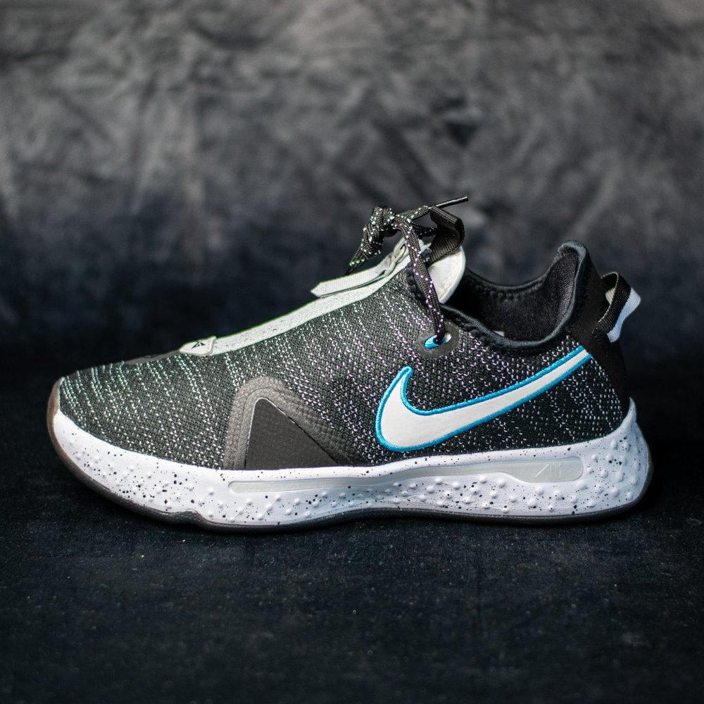 Nike Paul George 4 Grey Blue Men's Size 9.5